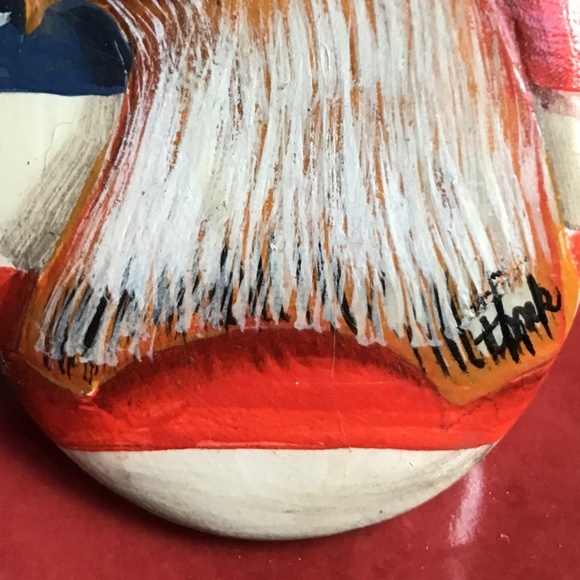 American Bald Eagle Flag Patriotic Signed Pin Brooch USA Large - Picture 11 of 11